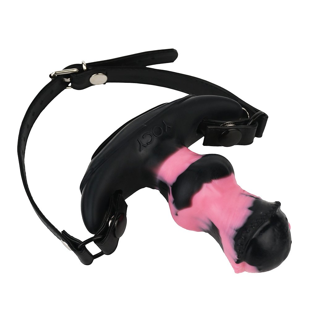 YOCY horse dildo anal plug,fantasy bondage gag fetish sex toys for adult.plush tail attached monster dildo,vibrating anal plug