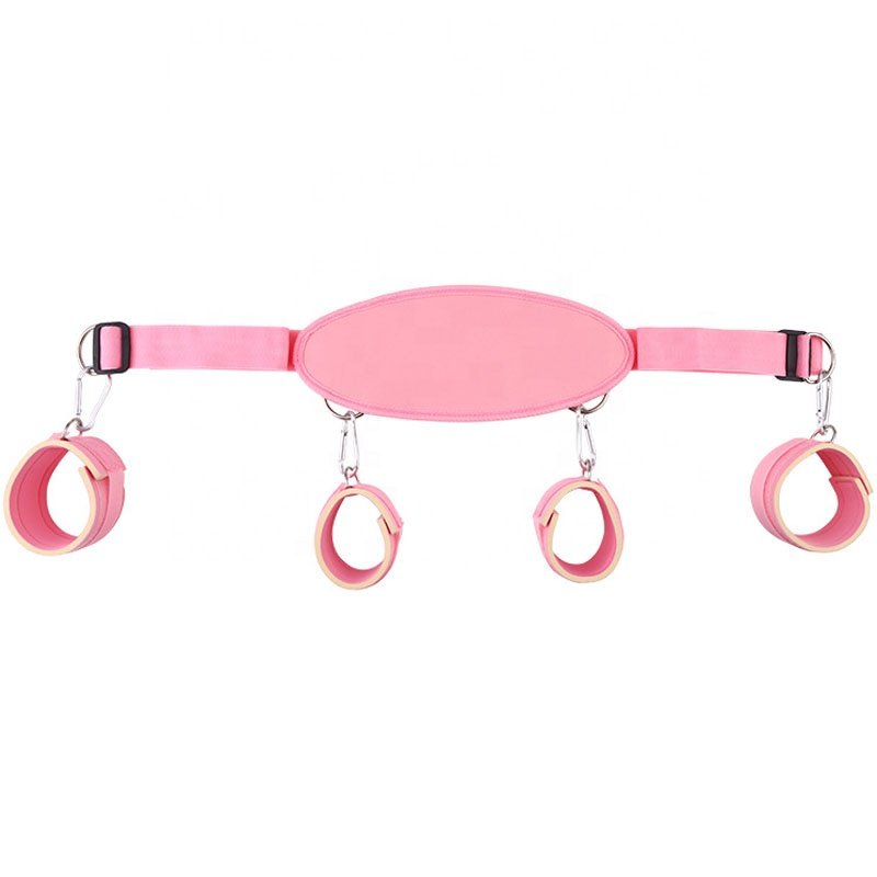Erotic Flirting BDSM Bondage Slave Sex Toy Chinese SM Handcuffs Footcuffs Bondage Gear