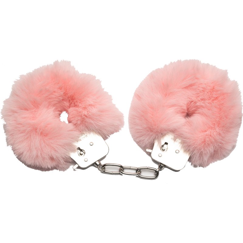 hot selling is realistic police toy handcuffs fantasy bondage sex toys xxx iron metal heavy handcuff with pink furry handcuffs