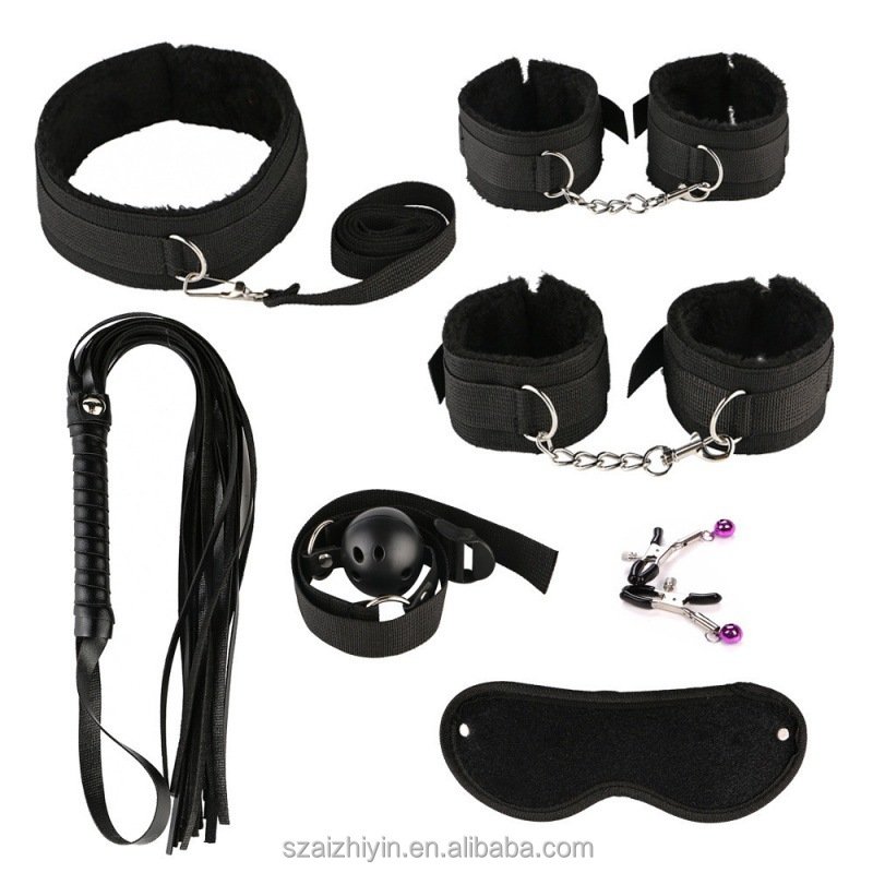 Low price 72 Piece SM Bondage gear adult toys kit play for adult bondage set bed bondage kit couple