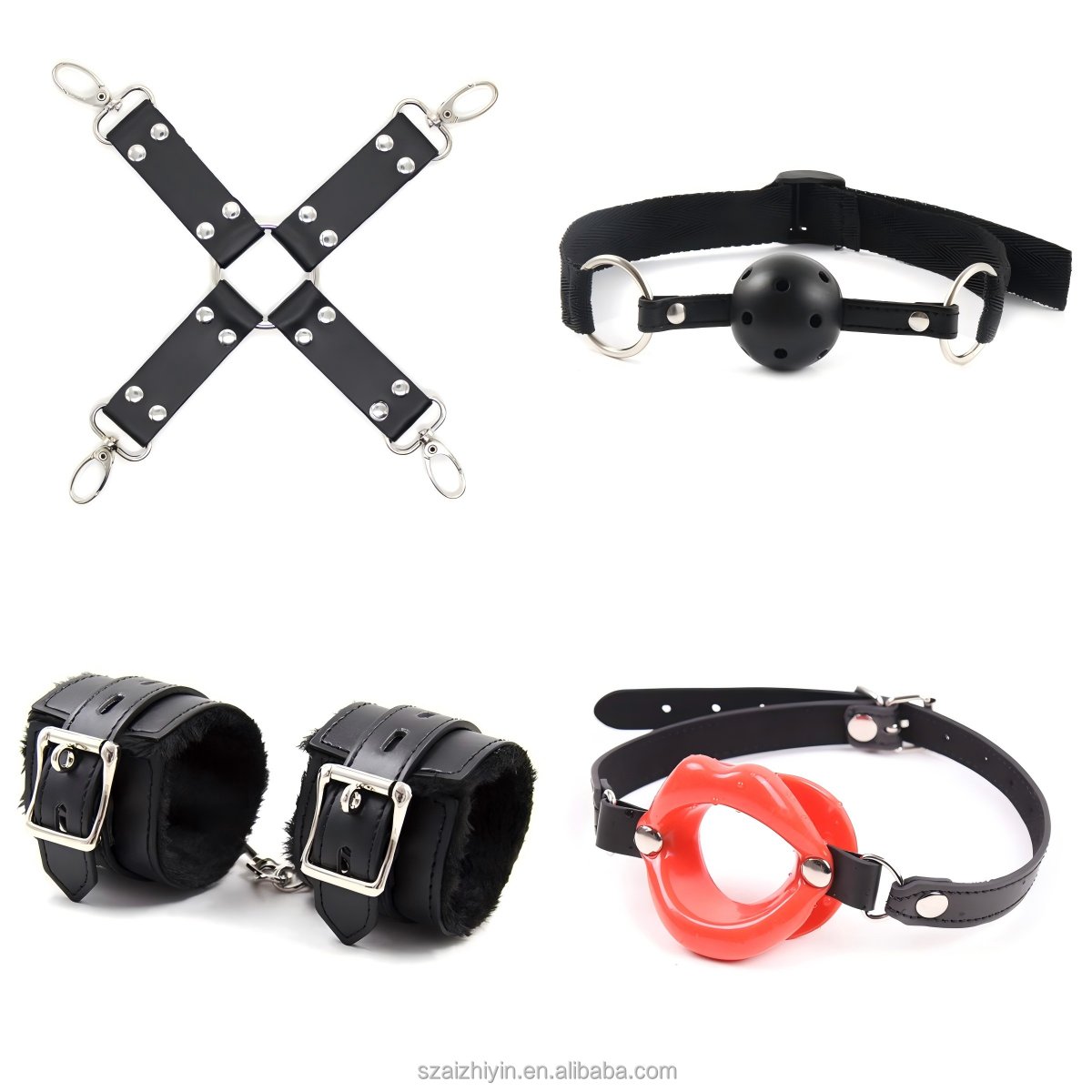 Low price 72 Piece SM Bondage gear adult toys kit play for adult bondage set bed bondage kit couple