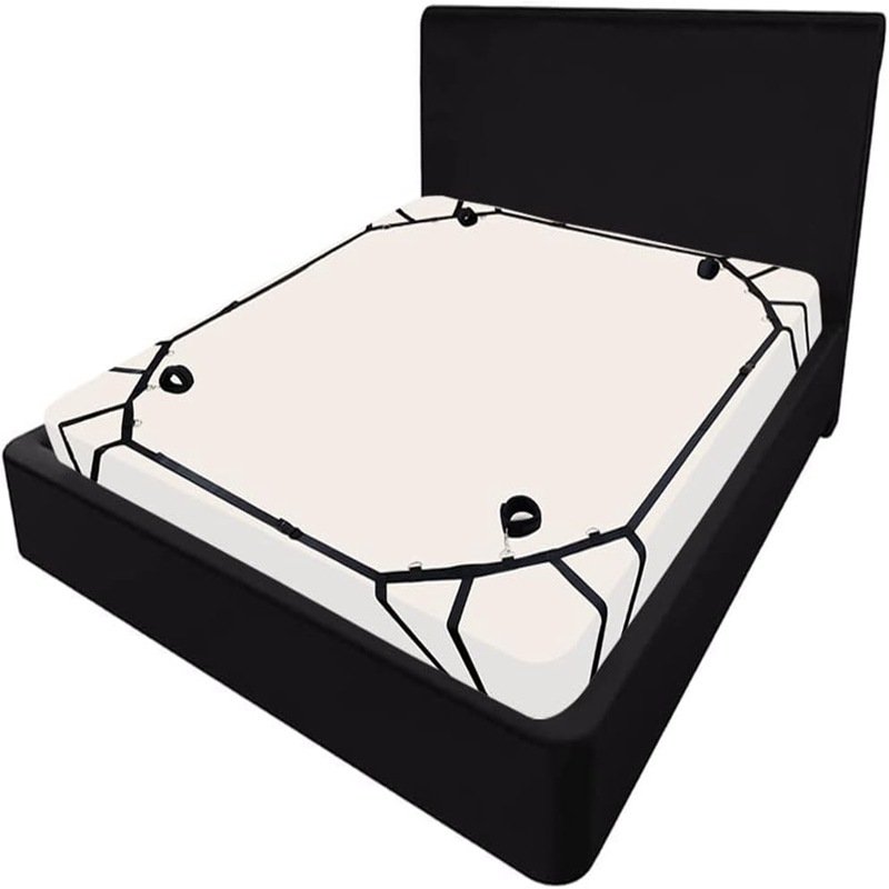 Wholesale New Hot Adult SM Sex Spider Web Quad Bed Nylon Adjustable Bondage Harness For Men Women BDSM Bedroom Sex Toys