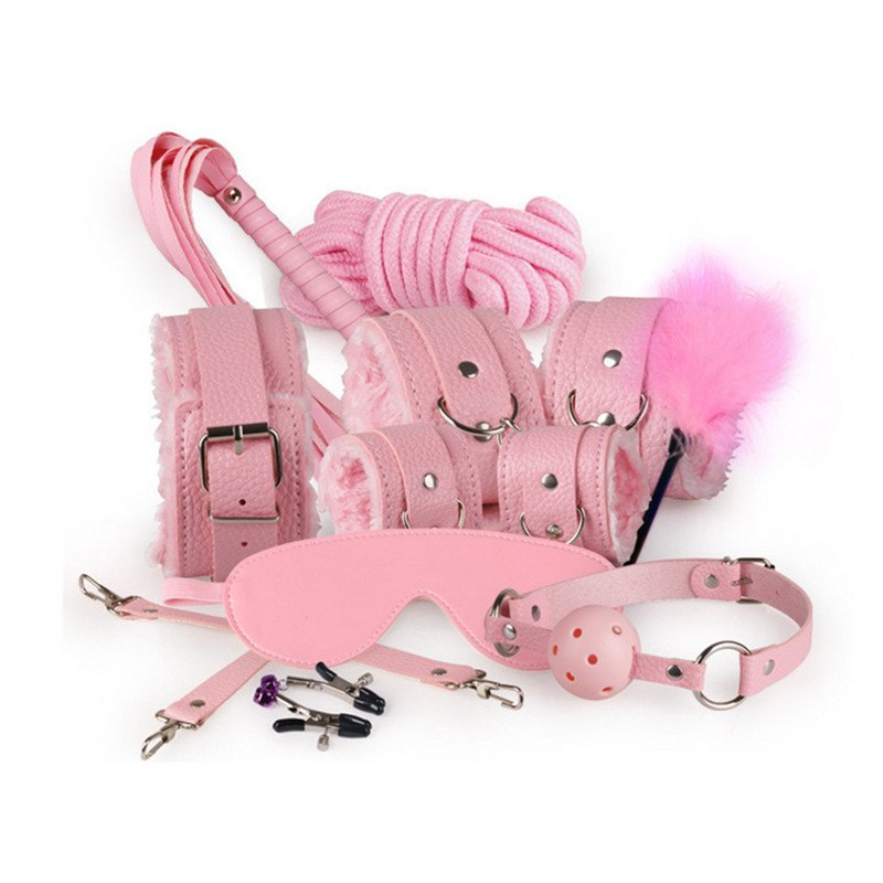 Sexy Metal Furry BDSM Bondage Gear Suit for Couples Restraints Sex Games SM Products