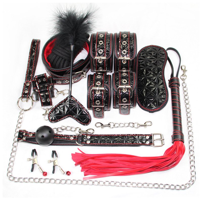 Bdsm Adult Bondage Set 10-piece Couples Flirting Alternative For Adult SM Dog Slave Training Adult Sex Toys