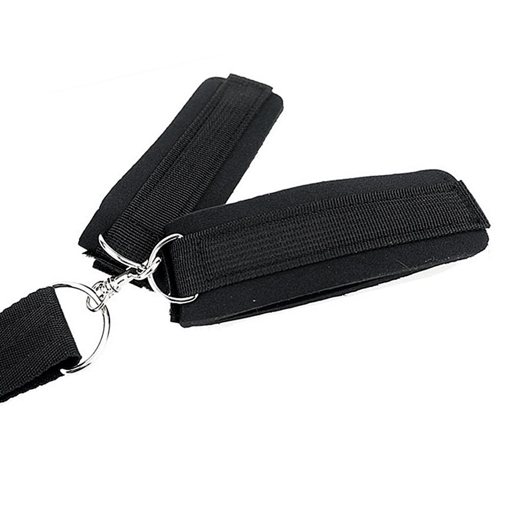 Female toy restraint device BDSM ball mouth plug with leather handcuffs collar SM kit adult couple restraint props sex appliance