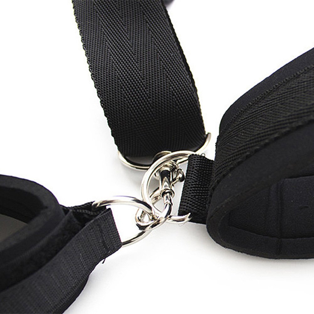 Female toy restraint device BDSM ball mouth plug with leather handcuffs collar SM kit adult couple restraint props sex appliance