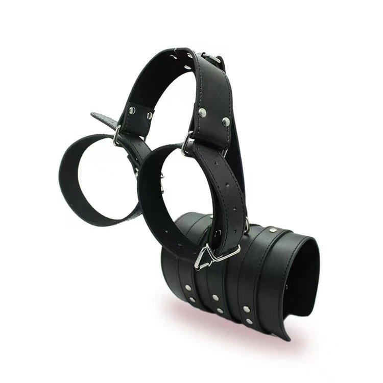Sexy Women's Bondage Buttocks Erotic Leg lingerie bdsm leather strap on harness Backhand Arms Slave Bondage Gear