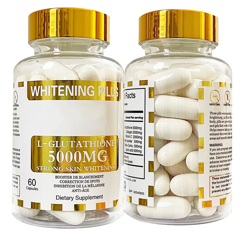 Hot sell supplement Anti Aging pills vitamin c Collagen L-glutathione Skin Whitening capsules