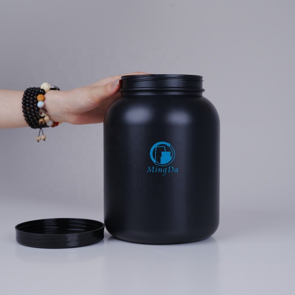 HDPE Healthcare Supplement Container Sports Nutrition Whey Protein Powder Packaging Plastic Jars