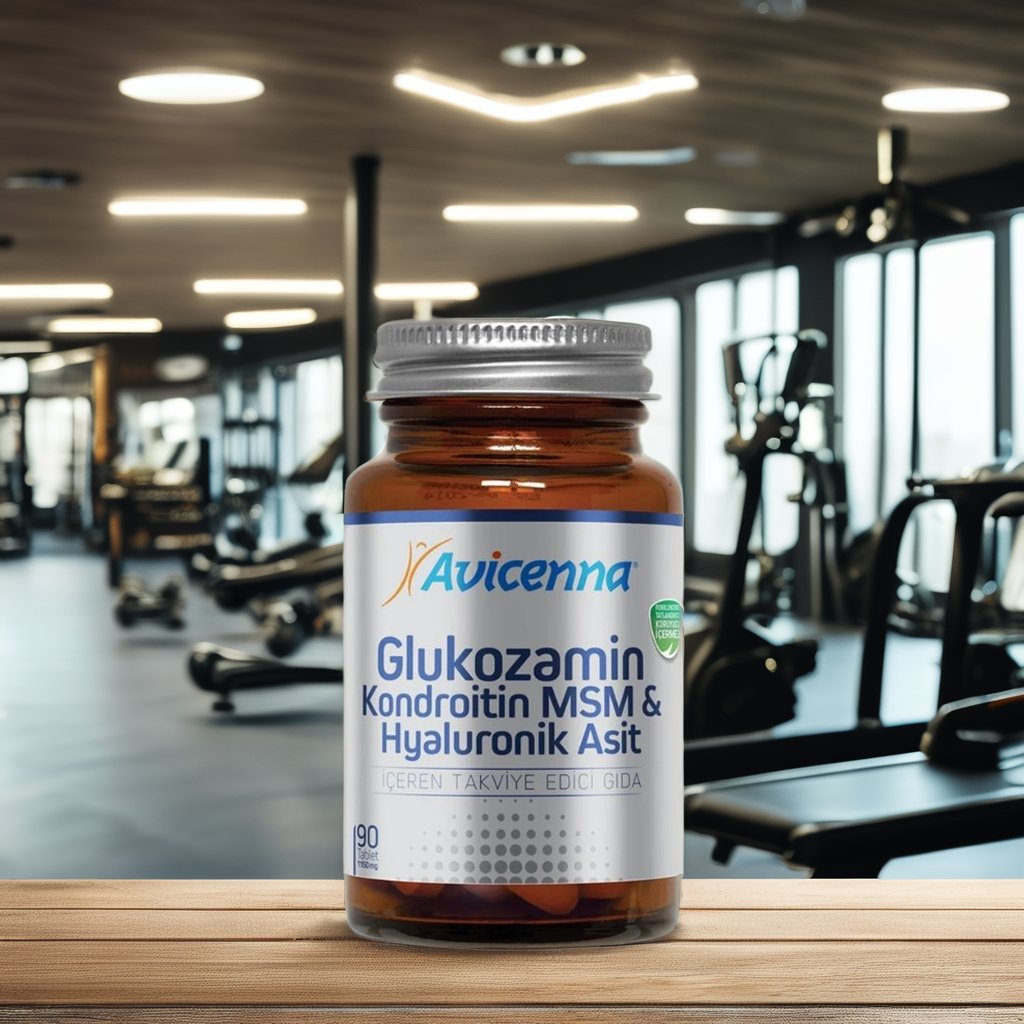 Avicenna High Quality Natural Healthcare Supplements Glucosamine Chondroitin MSM Hyaluronic Acid 90 Tablets Adult Muscle Bone