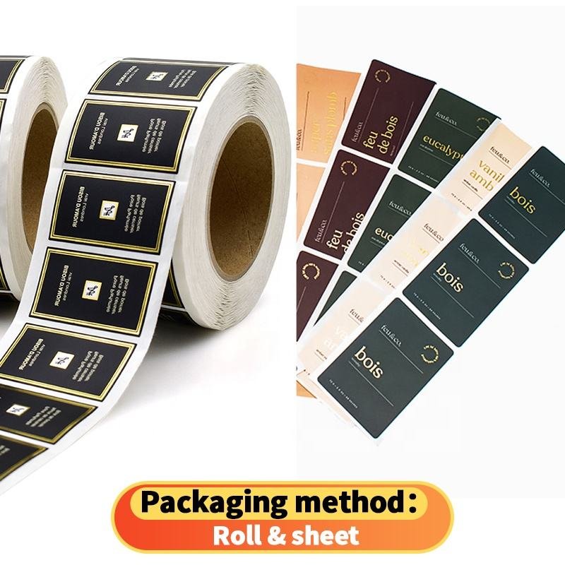 custom roll shiny pantone gold printing waterproof stickers glossy medical healthcare supplement bottle labels