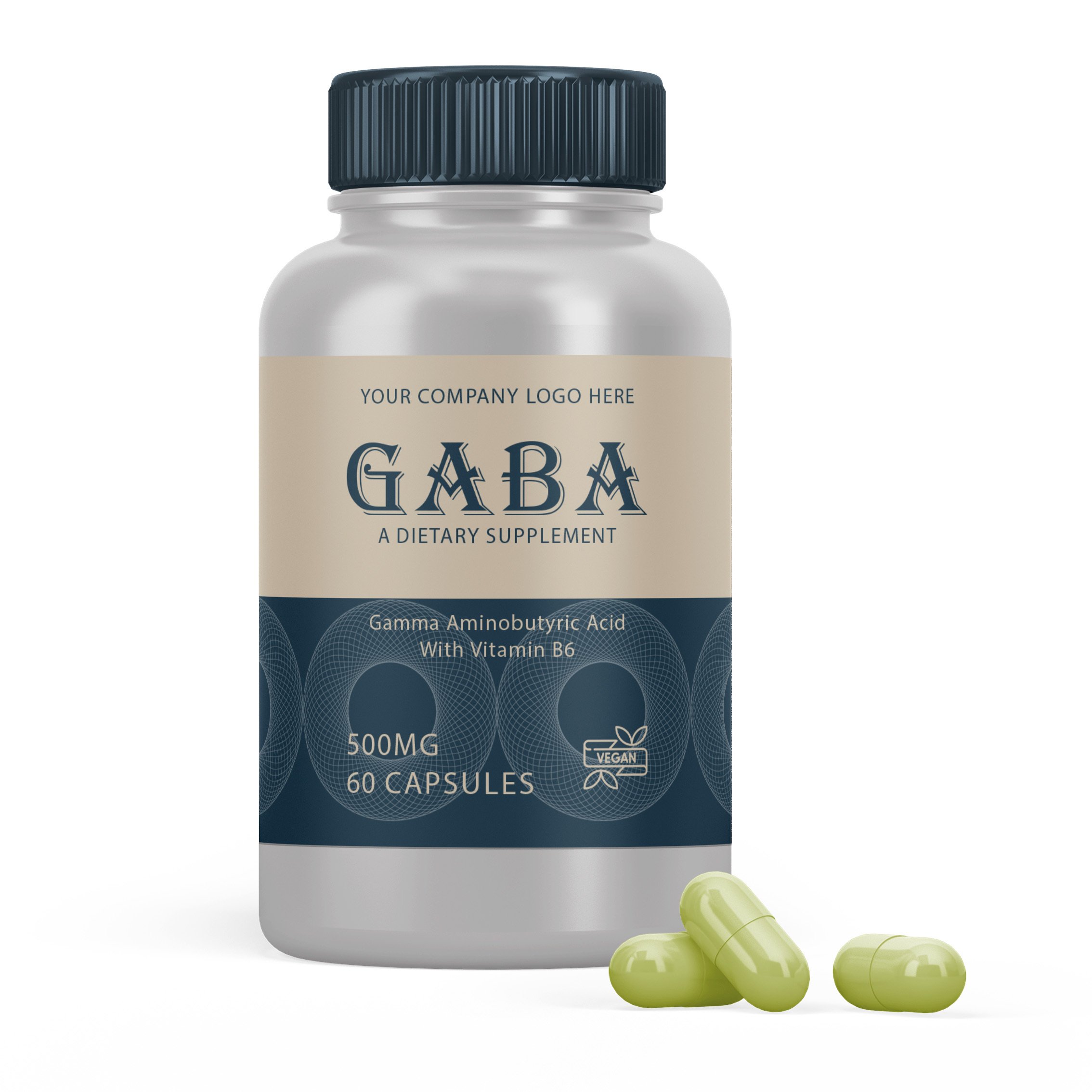 Gamma-Aminobutyric Acid(GABA) for health nutrition calm sleep & relaxation Natural formula support energy & mood for men & women