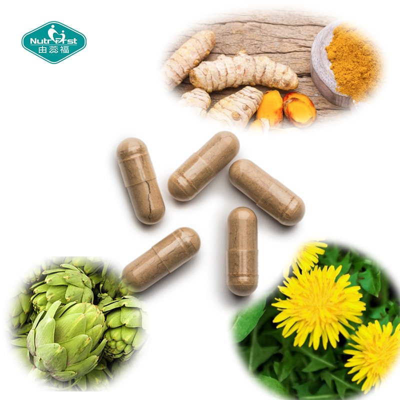 Private Label Healthcare Liver Function Supplements Dandelion Root Artichoke Vegan Capsule for Liver Health