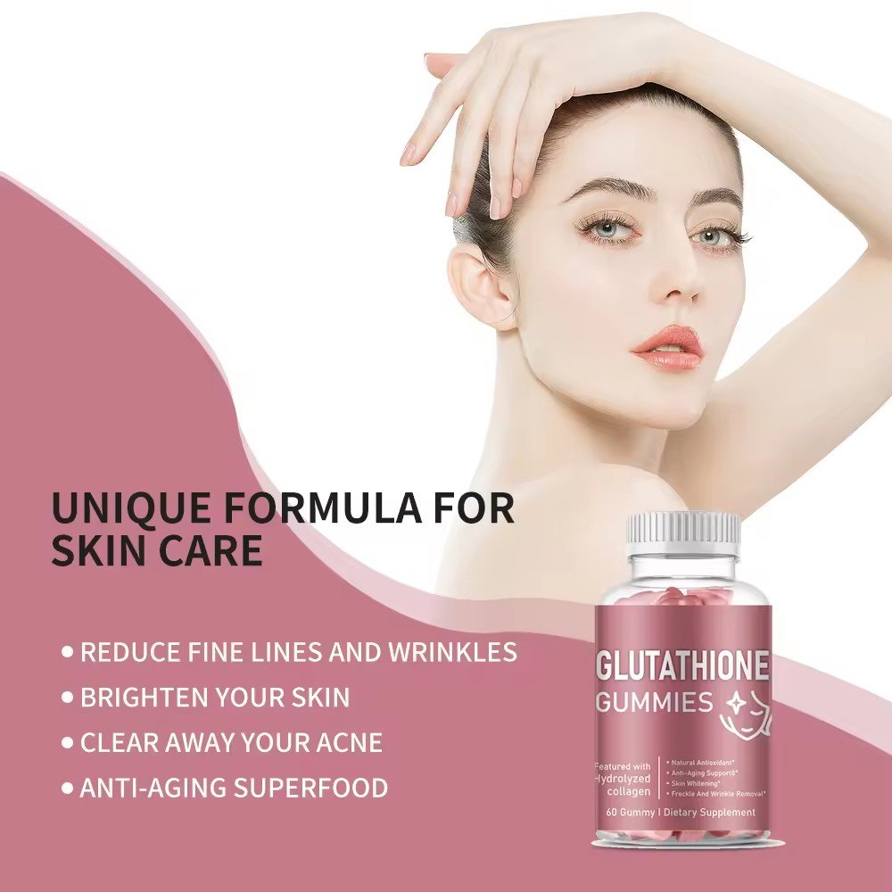 OEM Private Labels High Quality Beauty Skin Care Hair Healthcare Supplements Organic Vegan Collagen Biotin Gummies