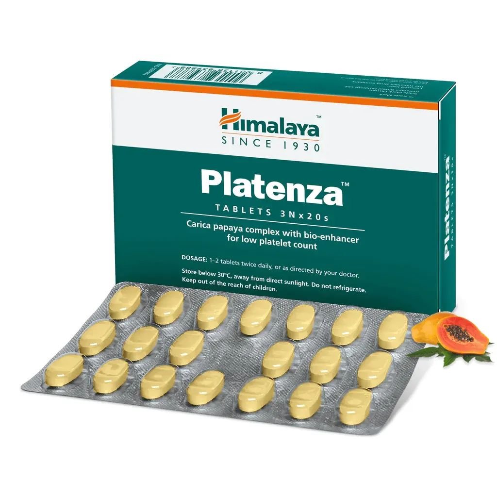 Hot Selling Herbal Extract Himalaya Platenza Tablet used as Healthcare Supplement for Good Health from India Manufacturer
