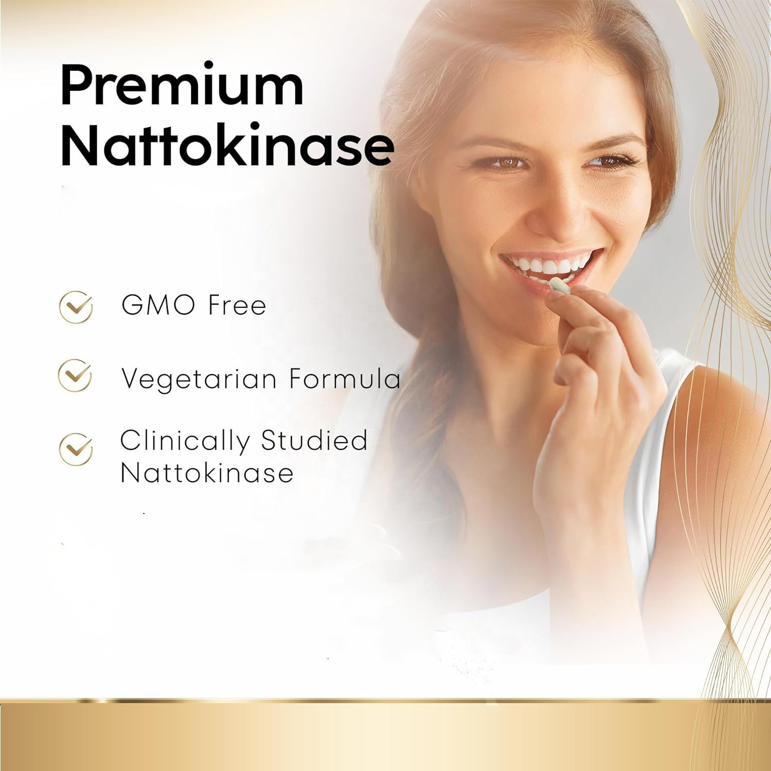 OEM hot sale nattokinase capsules arterial support with nattokinase supplements support health softgel capsules