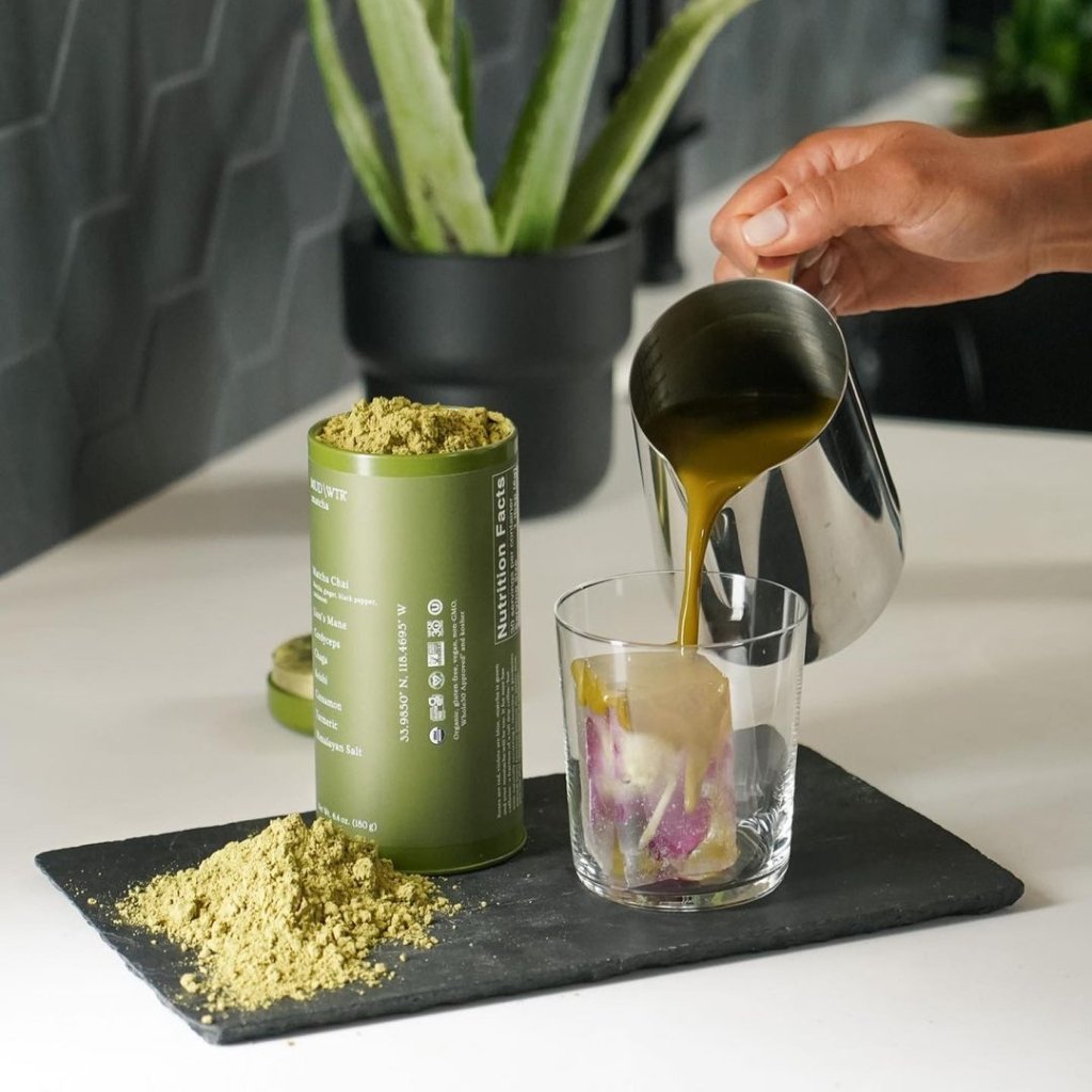 Custom airtight empty round organic mushroom coffee canister tin healthcare vitamins gummies supplements tea tin can with lid