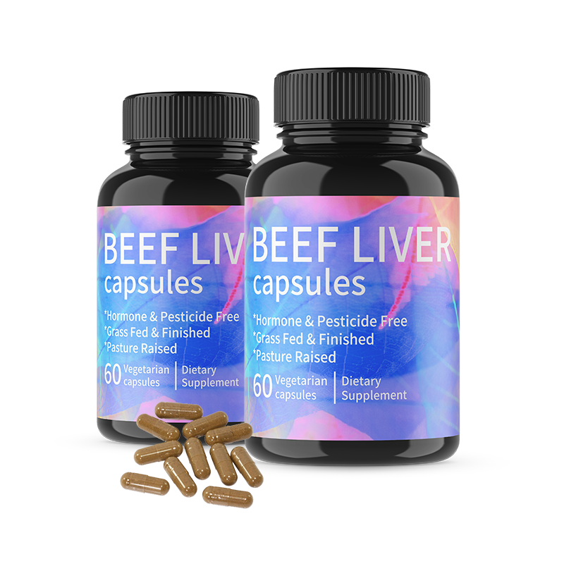 Healthcare Supplement Private Label Wholesale Vitamin A B12 Beef Liver Powder Beef Liver Capsules