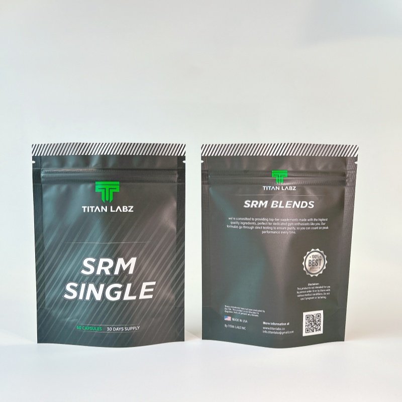 Customizable Stand up Pouch Ziplock Healthcare Supplements Whey Protein Powder Packaging Bag Custom Logo Various Sizes Available