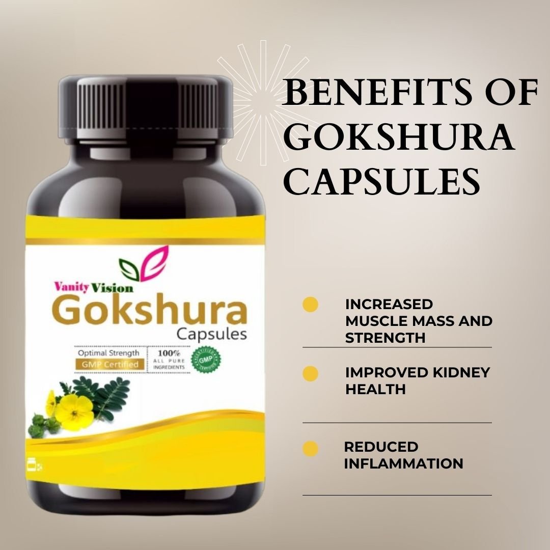 Herbal Gokshura Capsules for Men's Vitality, Hormone Balance, Customization available, Private labeling