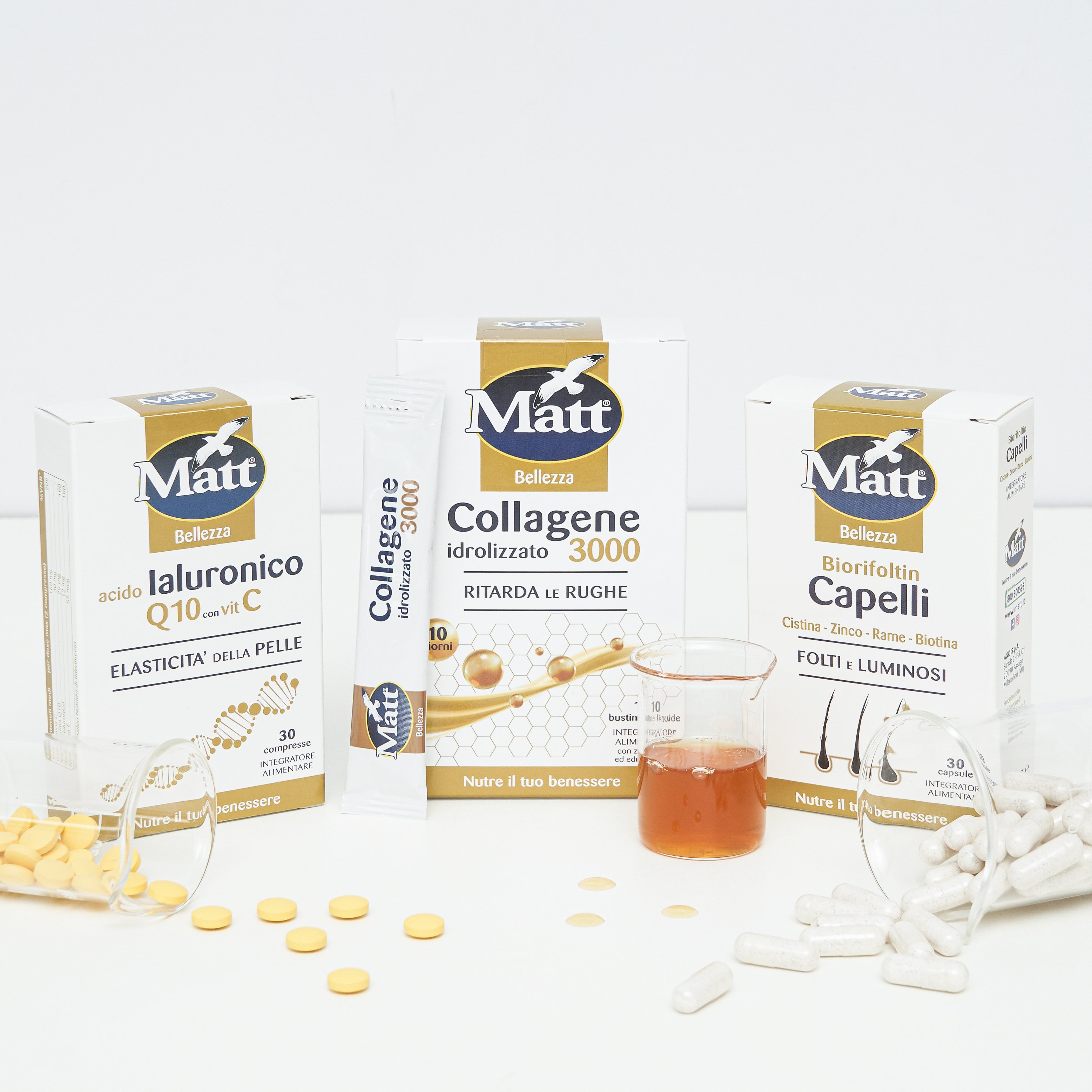 Italian Premium Matt Biorifoltin Hair Beauty Healthcare Supplements Thick Shiny Hair Supplements For Export