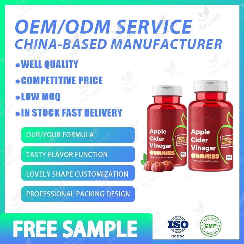 Wholesales Private Label Organic Healthcare Supplement Bear Vegan Slimming Lose Weight Loss ACV Cider Vinegar Gummies