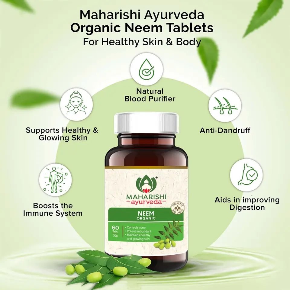 Best Quality Organic Neem Tablet helps in Controlling Acne Healthcare Supplement from India for Export at Wholesale Price