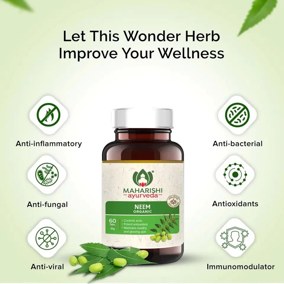 Best Quality Organic Neem Tablet helps in Controlling Acne Healthcare Supplement from India for Export at Wholesale Price