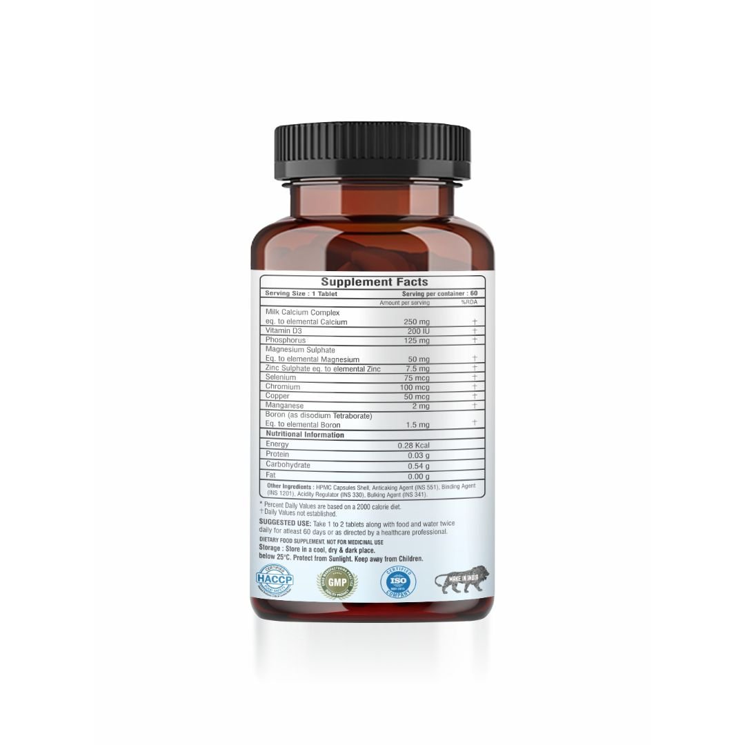 Best Grade Private Label Calcium Supplement Low Price Helps Adults Boost Bone Density and Achieve Strong Bones