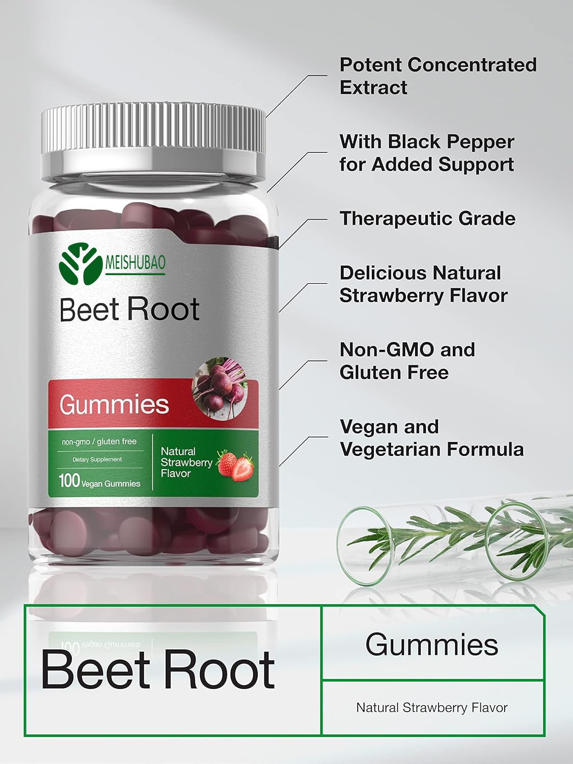 Health care Supplements Vegetarian reet boot guumy organic beet root gummy beet root gummies