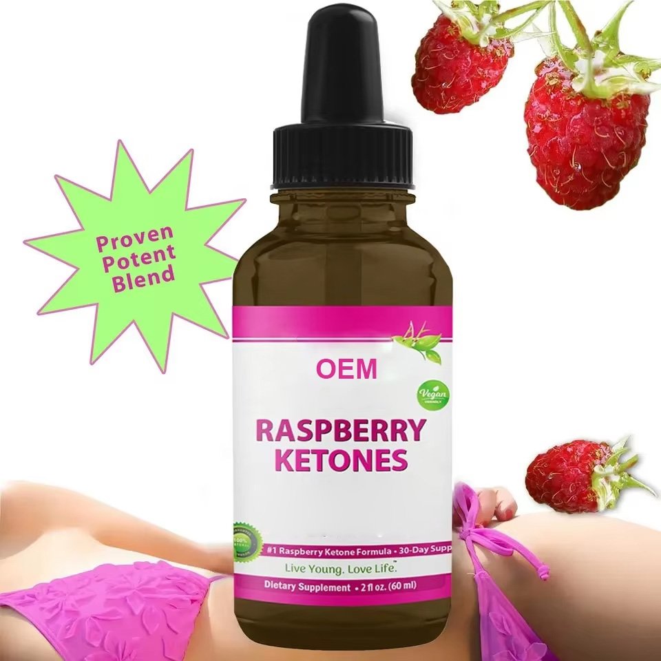 Private Label Natural Healthcare Supplement Raspberry Ketones Liquid Drops