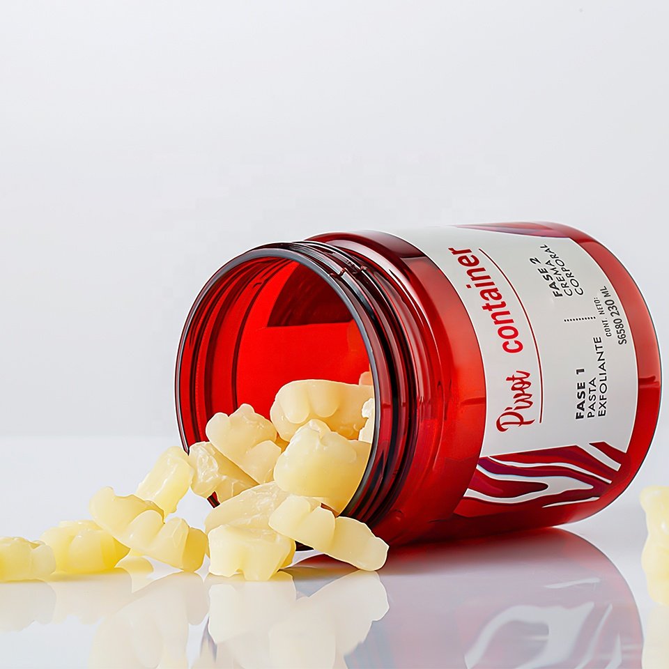 OEM/ODM 230ml empty PET soft candy packaging Supplement creatine gummies Vitamin c Gummy plastic Bottle