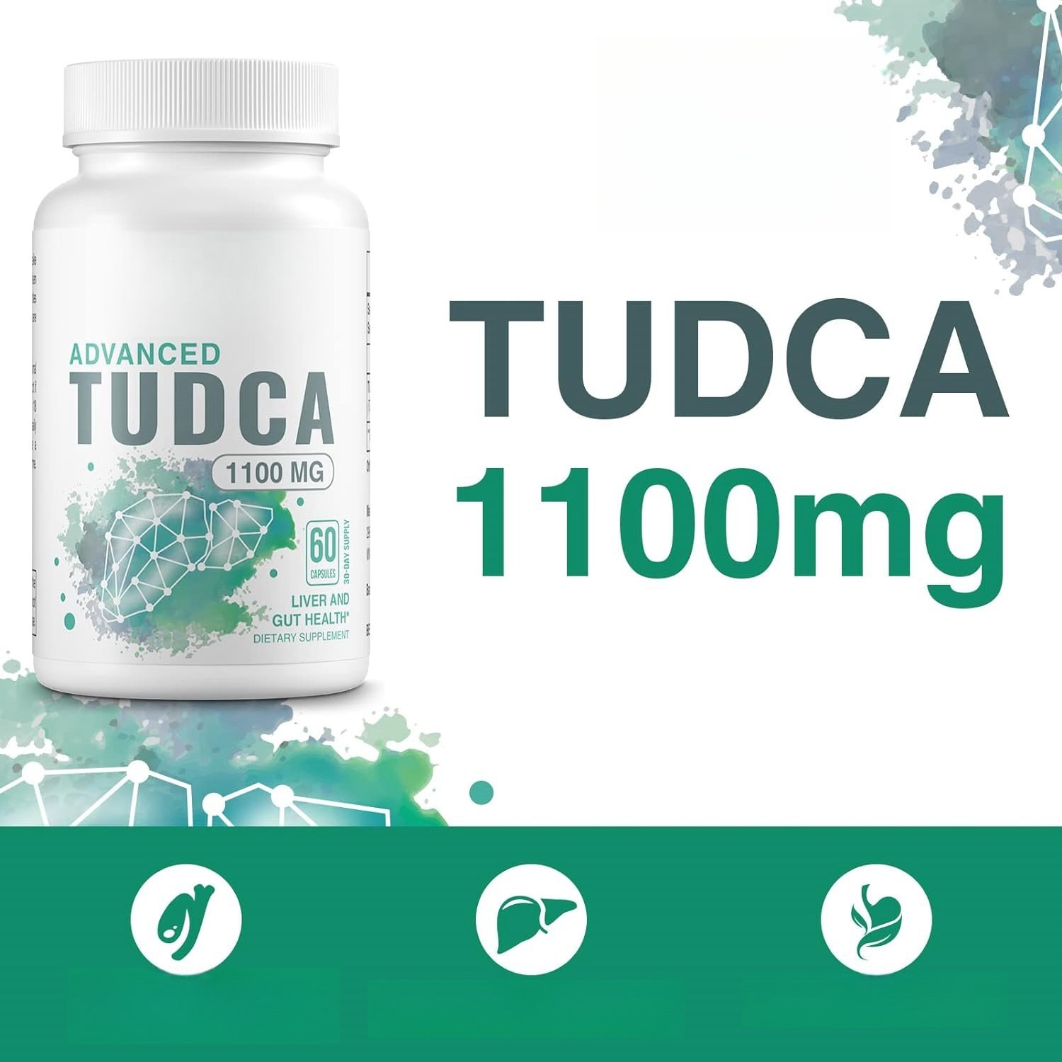 JULONG Supply High Quality Supplements OEM 1100mg TUDCA Capsules