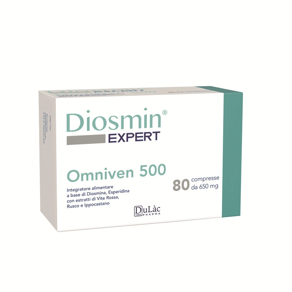 Dulac Farmaceutici Diosmin Hesperidin Food Supplement 80 Tablets Red Grape Extract Supplement