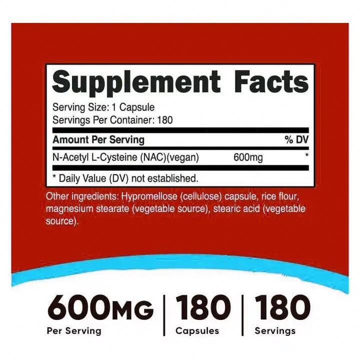 OLLI Hot sales capsules manufacturer high Strength Supplement healthcare supplement NAC Capsule