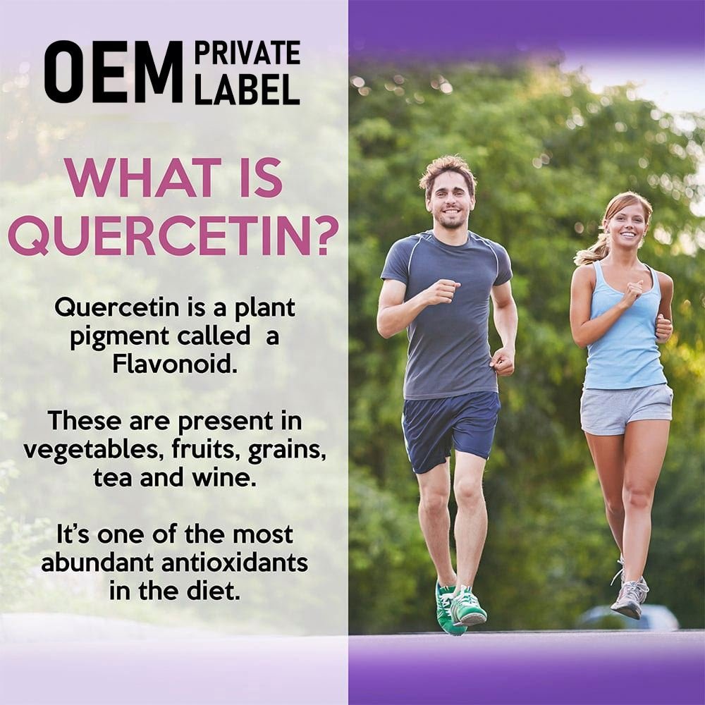 Private Label Quercetin Capsules supplement Boost Immunity Nootropics Vitamins Cellular Quercetin capsules Dihydrate Supplement