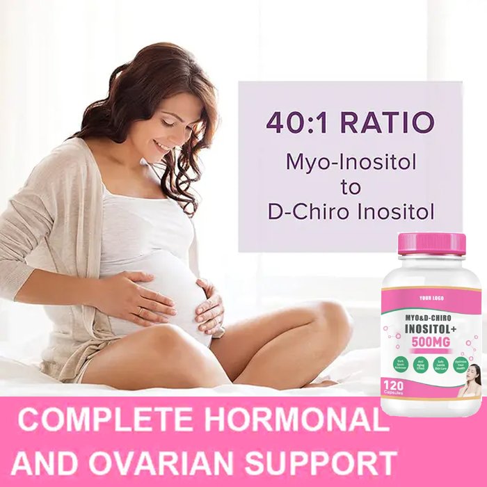 OEM Healthcare Supplement Support Folate Vitamin Women D-chiro Fertility Inositol Gummies