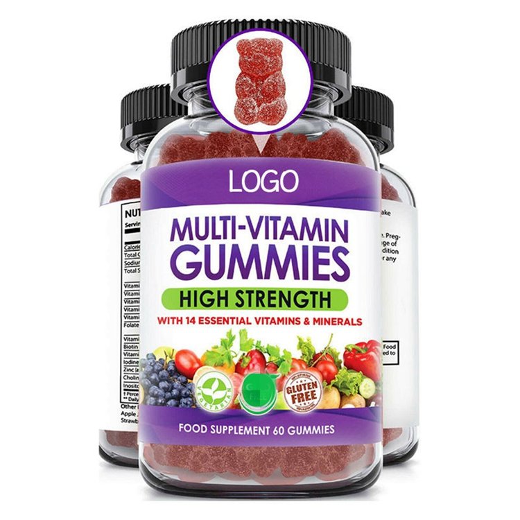 Wholesale Multivitamin Gummies Healthcare supplements Vegetarian Adult Multi Gummies Immune Support