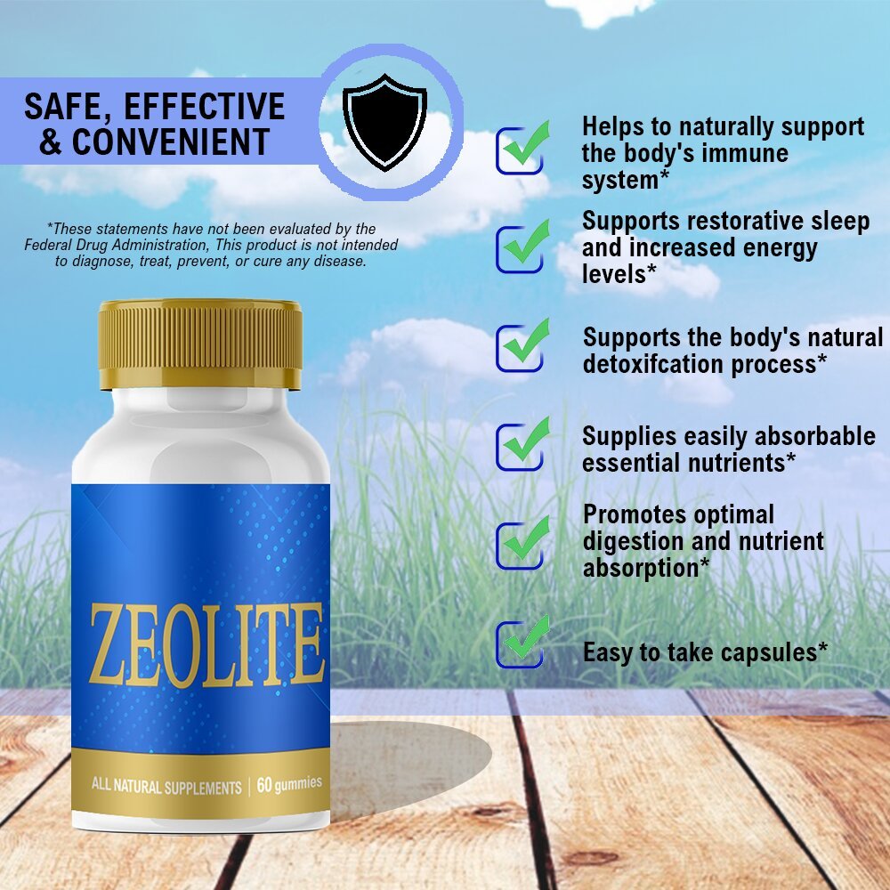 Activated Zeolite gummies Hot sales gummy healthcare support health strength supplement Activated Zeolite gummies