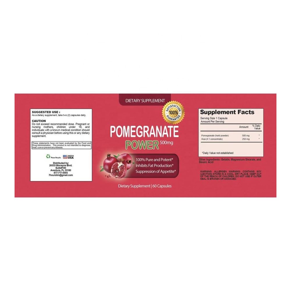 Highly Demanded Harmless Planner Pomegranate Extract