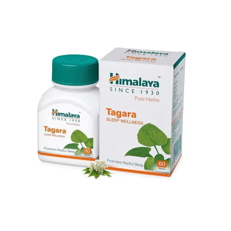 Best Price Himalaya Wellness Pure Herbs Tagara Tablet Supplement Bark Extract Solvent Bottle Manufactured India Export