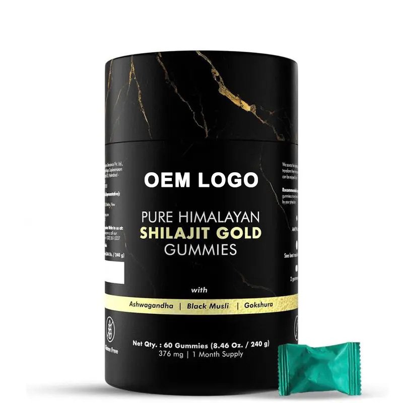Himalayan Shilajit Gummies Organic Supplement Individually Wrapped Shilajit Original Natural Shilajit Gummies