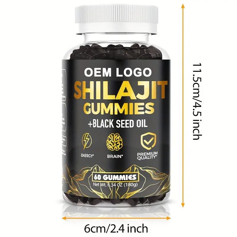 Himalayan Shilajit Gummies Organic Supplement Individually Wrapped Shilajit Original Natural Shilajit Gummies