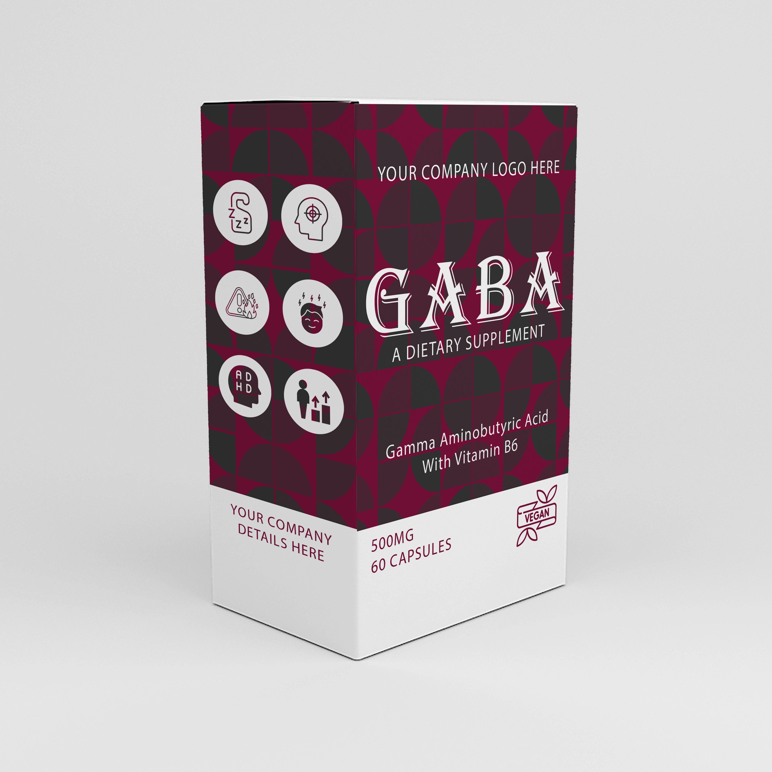 OEM/ODM Amazon hot sale most popular health nutrition GABA for men and women mood support sleep aid Sample & design available