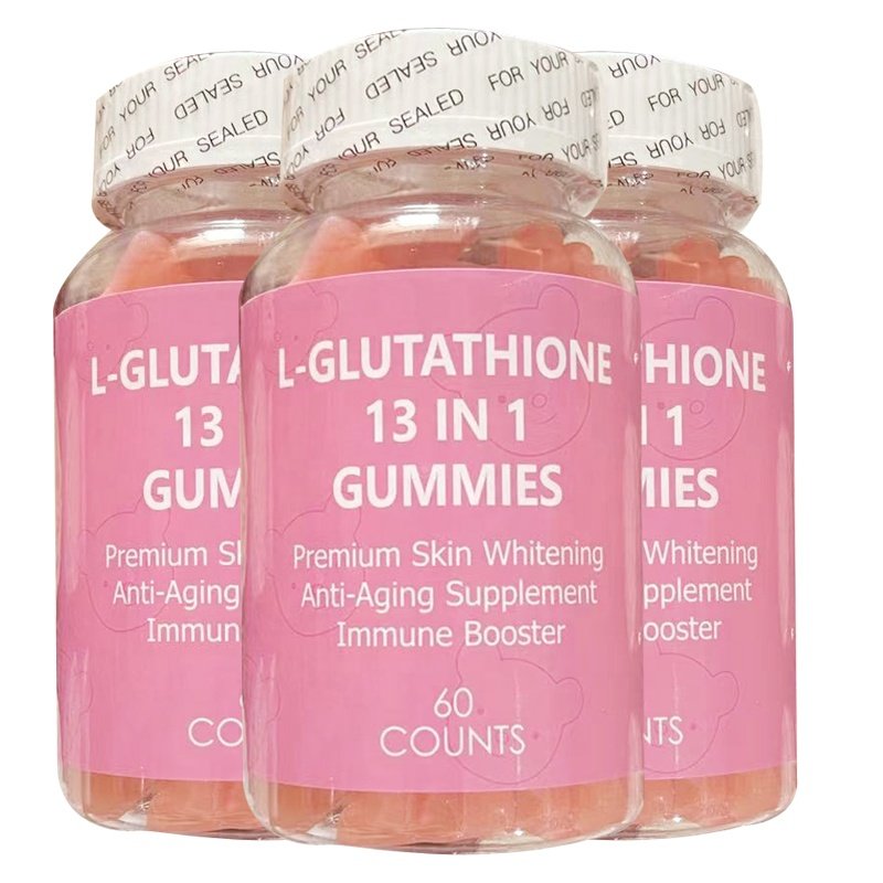 OEM Supplement Natural Healthcare 13 In 1 Brightening L Collagen 13 In 1 Skin Whiteningbrightening Gummies