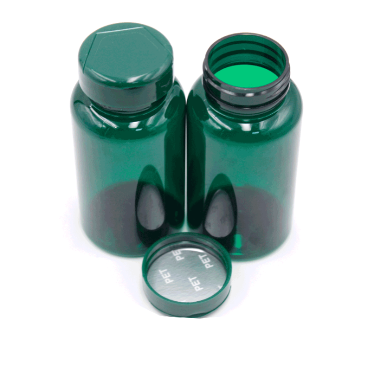 Empty Plastic 150ml Green/Pink/Brown Health Care Supplement Pill Medicine Pharmaceutical Capsule Eco Friendly Pill Bottles