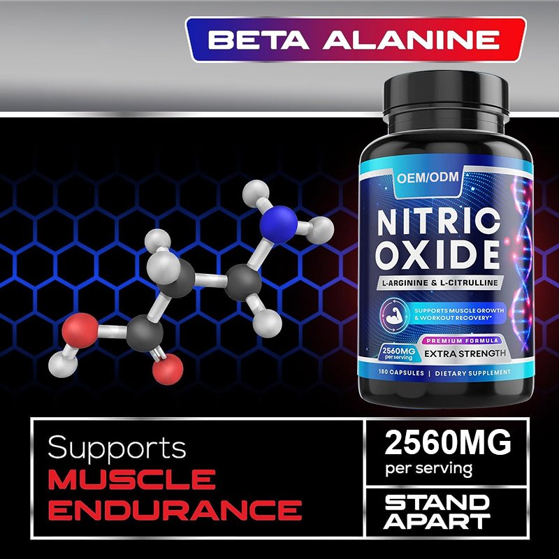 2024 Best Selling Blood Flow Supplement Capsule For Providing Energy Natural Nitri Oxide Booster Supplement Nitric Oxide Capsule