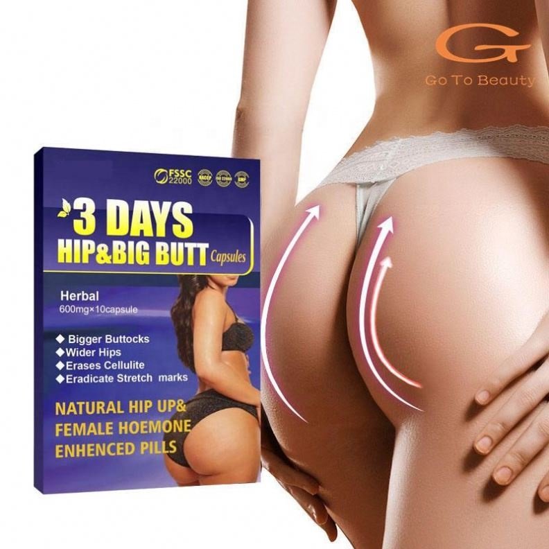 Gotobeauty OEM explosion Big butt capsules Wins town enhance Buttock Firming Abundant Healthcare supplements herbal butt pills
