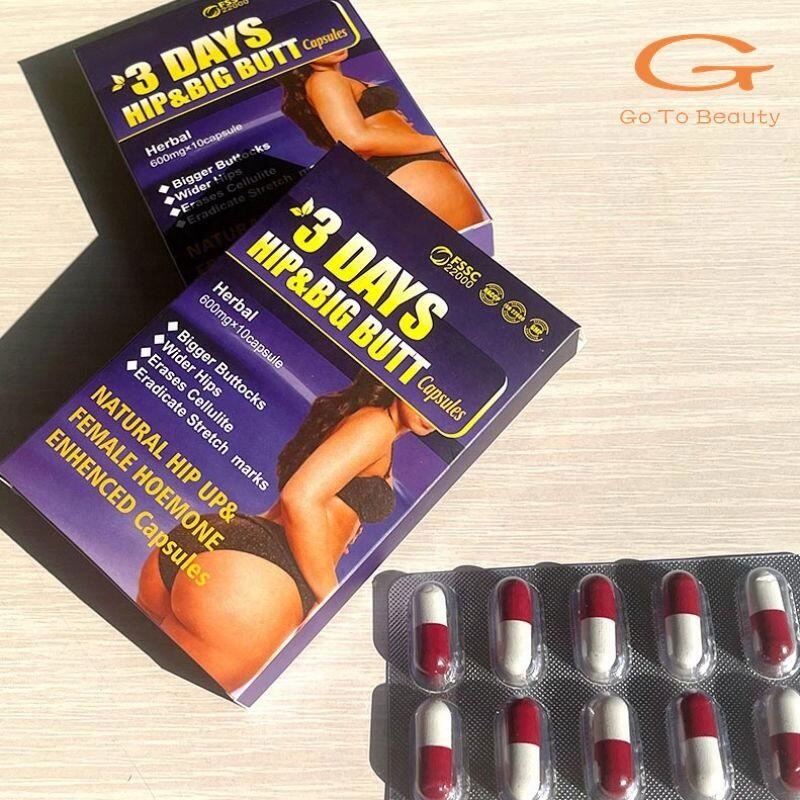 Gotobeauty OEM explosion Big butt capsules Wins town enhance Buttock Firming Abundant Healthcare supplements herbal butt pills
