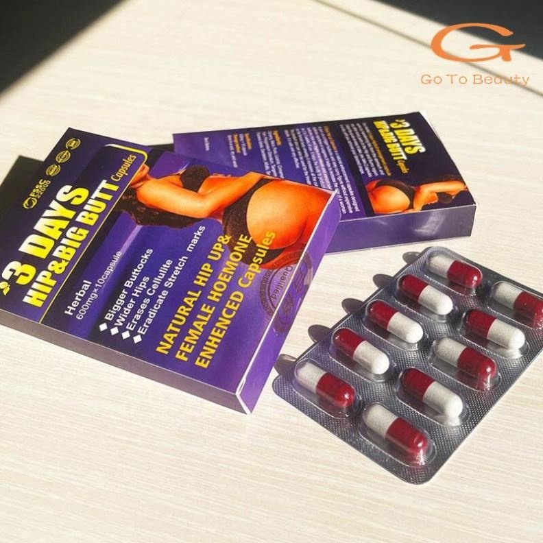 Gotobeauty OEM explosion Big butt capsules Wins town enhance Buttock Firming Abundant Healthcare supplements herbal butt pills